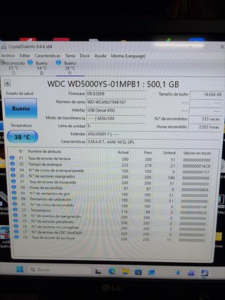 2 Discos Duros 500GB WD poco uso