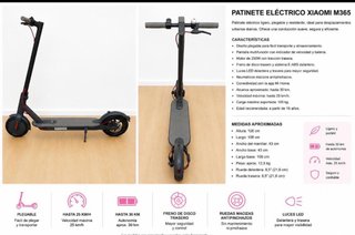 Patinete Eléctrico Xiaomi M365