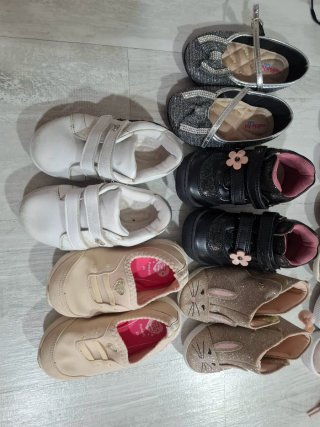 Lote zapatos bebé niña