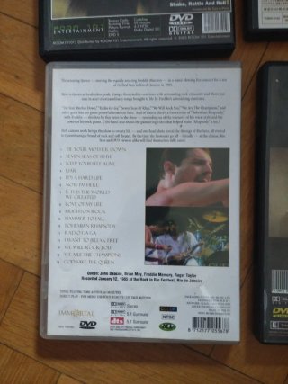 Lote 4 DVDs Queen Freddie Mercury