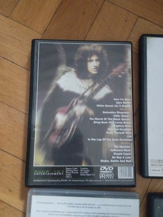 Lote 4 DVDs Queen Freddie Mercury