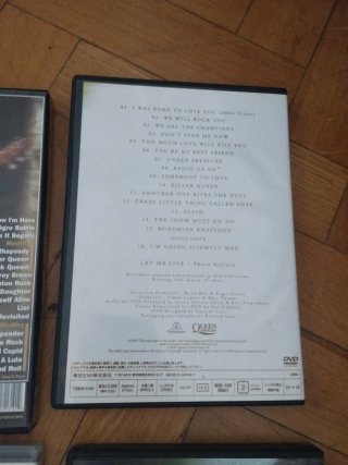Lote 4 DVDs Queen Freddie Mercury