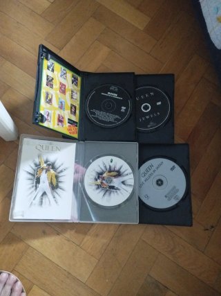 Lote 4 DVDs Queen Freddie Mercury