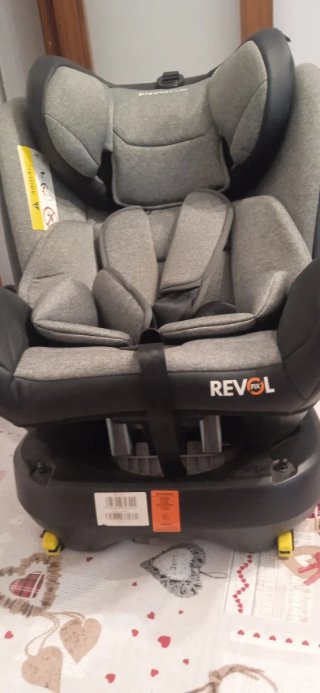 Silla Coche Bebé Playxtrem Revol Fix Gris
