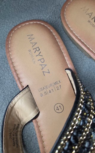 Sandalias Marypaz pedrería T.41