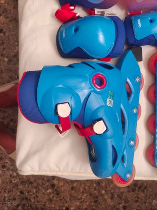 Patines oxelo para niños con protección T.(32-34)