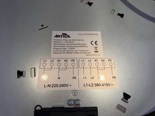 Vitrocerámica Artica 3 fuegos
