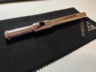 Flauta Sankyo Cabeza Plata. Muy buen estado.