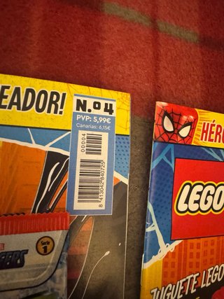 Revistas Lego Spider-Man y Green Goblin