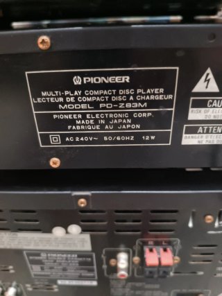 Equipo de sonido Pioneer