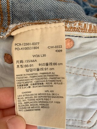 Levi's 501 Original Premium Azul Talla S/36