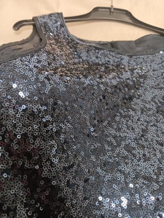 Vestido fiesta lentejuelas estrellas azul 11/12