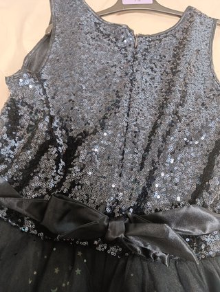 Vestido fiesta lentejuelas estrellas azul 11/12