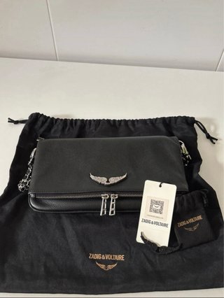 Bolso Zadig & Voltaire Rock Swing negro