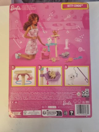 Barbie Kitty Condo con Muñeca y Gatitos. NUEVO