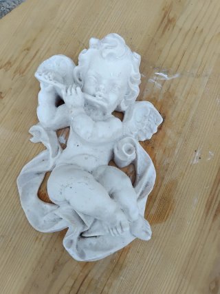 Figura de ángel para pintar