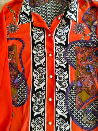 Blusa Vintage Multicolor