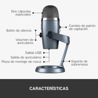 Micrófono Blue Yeti Nano Logitech