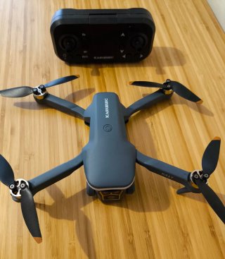 Dron Karuisrc K417 Azul/Gris con 1 solo vuelo