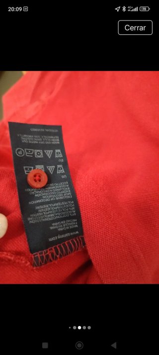 Polo Tommy Hilfiger Rojo