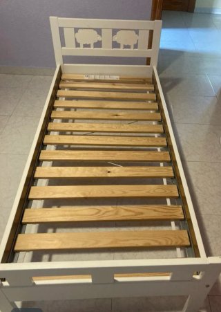 Cama Montessori Infantil Blanca