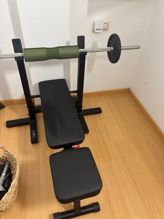 Banco Press Banca + Kit Pesas 50kg
