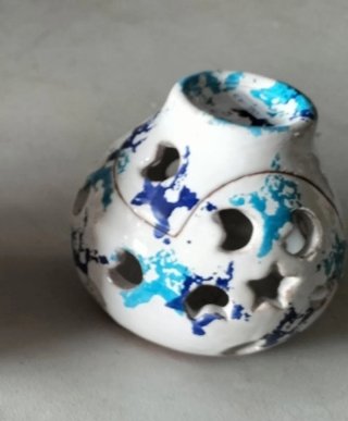 11 Portavelas/Quemadores. Cerámica. Artesanales