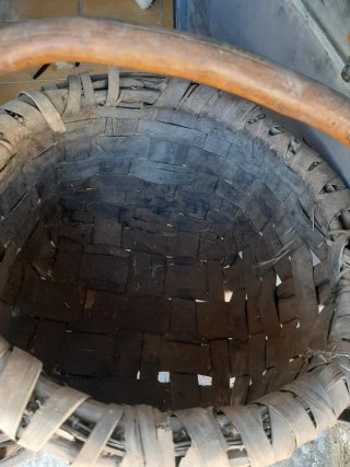 Lote 2 Cestas Artesanales Castaño