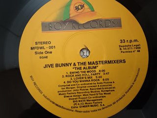 Jive Bunny - The Album LP Vinilo 1989