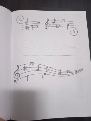 Cuaderno de Tablatura Guitarra sin usar