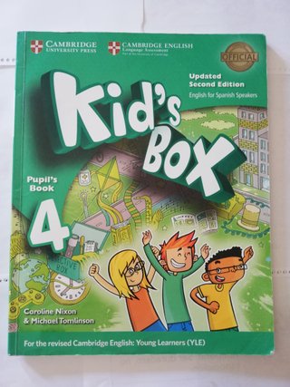 Libro y cuadernillo de ingles Kid ́s Box Level 4