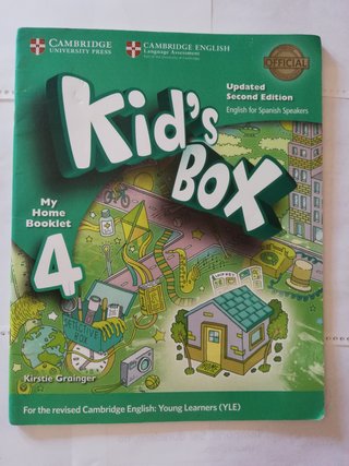 Libro y cuadernillo de ingles Kid ́s Box Level 4