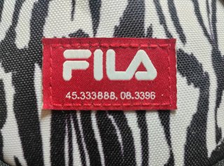 Borsetta Fila unisex zebrata tracolla sportiva