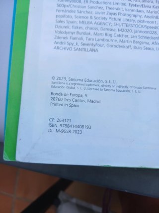 Libro de Natural Sciences 4 primaria.