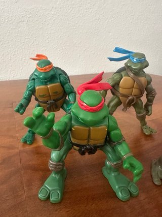 Lote 4 Figuras Tortugas Ninja