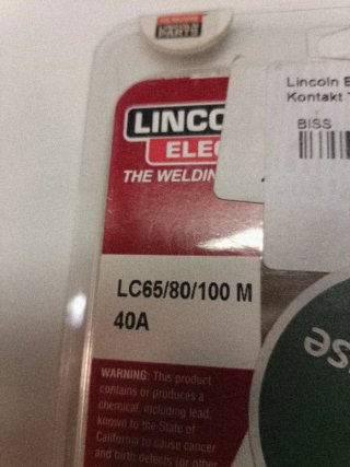 Kit 5 Boquillas Plasma Lincoln Electric LC65/80