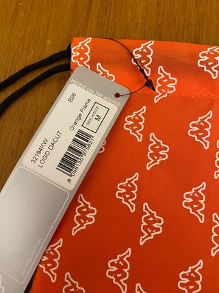 Sacca Zaino Kappa x TOP-IX Arancione Logo Dacut