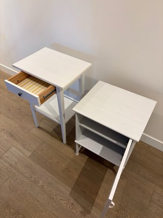 Mesitas de noche IKEA Hemnes y Musken