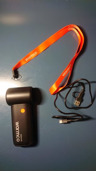 Ventilador Portátil Turbo Warmco 10000 mAh