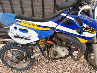 Mini Moto Cross Infantil Beta Azul