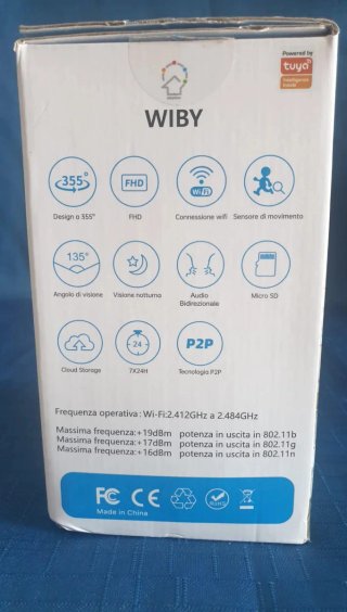 Telecamera Wi-Fi Interno Wiby JS-K259