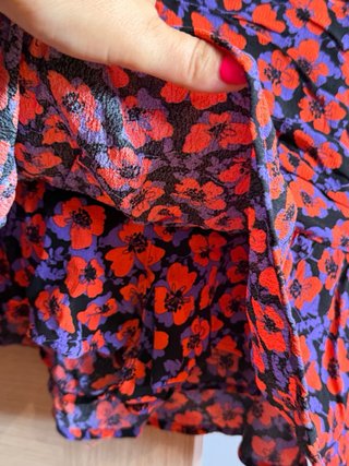 Falda pantalón flores Stradivarius T34