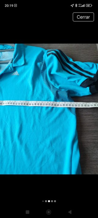 Polo deportivo Adidas azul