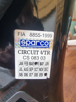 Backet Sparco Circuit Sim Racing