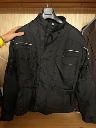 Chaqueta Moto Talla L Negra