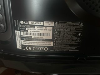 Televisor LG 42 Negro