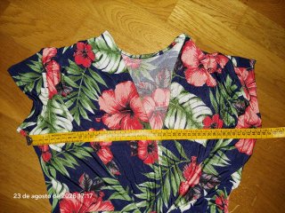 Mono largo estampado floral