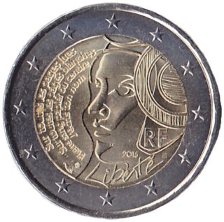 2 € Francia 2015 Conmemorativa