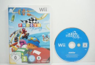 Coche hinchable y juego de Pocoyó Racing para wii