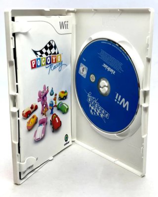 Coche hinchable y juego de Pocoyó Racing para wii